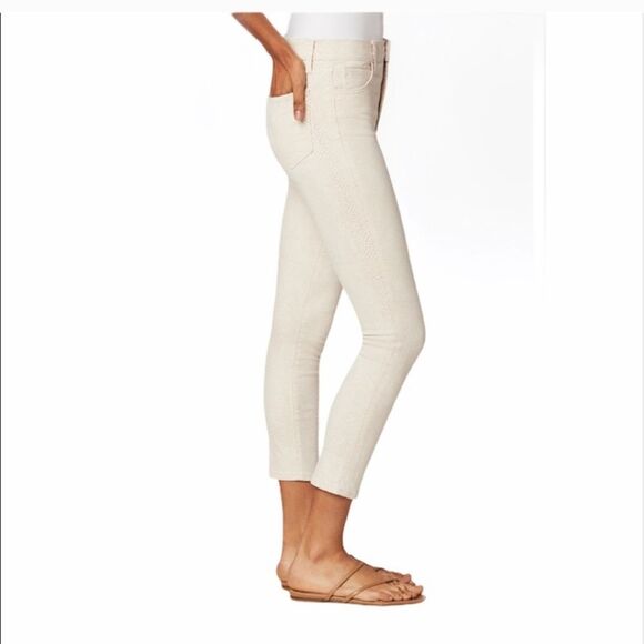 Joe's Jeans Cream Skinny Pants - Picture 3 of 10